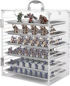 Durable and Stylish Miniature Case with 6 Magnetic Trays - Warhammer Compatible - Picture 1 of 8