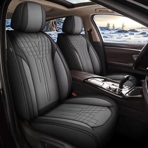 Car Front Row Seat Cover Cushion Fit for Chevrolet Equinox 2007-2026 PU Leather - Picture 1 of 5