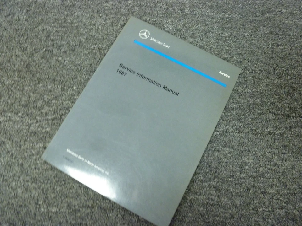 1987 Mercedes Benz 560SL Repair Service Bulletins Manual Convertible Roadster - Image 1 of 1
