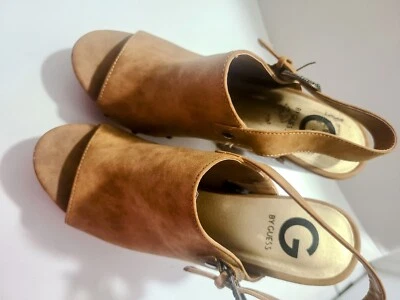 G by Guess Chunky Peep Toe heels - Image 1 of 4