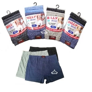 HERREN KAROMUSTER BILLY BOXER ELASTISCHER BUND HIPSTER UNTERWÄSCHE KURZ ÜBERGRÖSSE - Bild 1 von 5