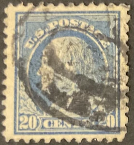 1917 20c Franklin regular issue, Scott #515, Used, Fine - Picture 1 of 2
