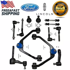 12 piezas de suspensión delantera brazo de control superior rótula inferior para Ford Lincoln - Imagen 1 de 9