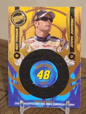 JIMMIE JOHNSON - 2004 Press Pass Eclipse - Hot Treads /1100 RACE USED TIRE - Image 1 of 2