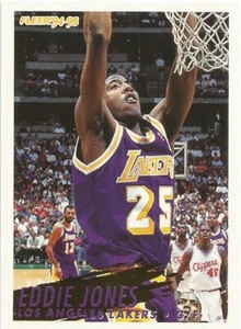 Eddie Jones Fleer 1994/95 NBA Basketball Rookie RC Card #308 - Foto 1 di 1