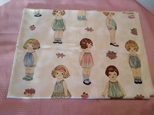 Fabric Windham Fabrics Paper Dolls By Sheryl Rae Marquez 64x42" - Picture 1 of 13