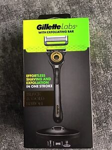 Gillette Labs Razor With Exfoliation Bar - Black & Gold Edition ⭐⭐