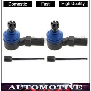 Mevotech Inner Outer Tie Rod Ends Fits 2000 Ford Escort 2001 Ford Escort