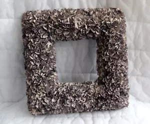 Unique Light Purple Curled Paper 12" Square Frame in Very Good Condition - Picture 1 of 5
