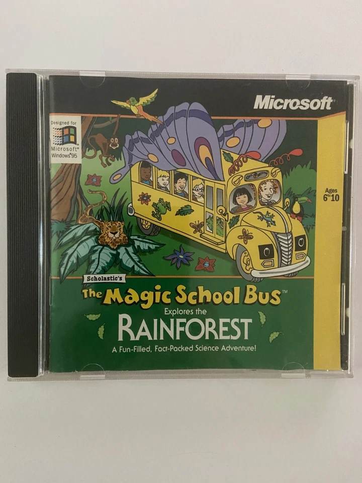 The Magic School Bus: Explores The Rainforest (1997, CD-ROM, Scholastic) - Image 1 of 1