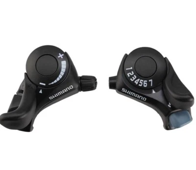 SHIMANO Tourney SL-TX30 Thumb Shifters Set 7 Speed Front and Rear 3 x 7 Speed - Image 1 of 4