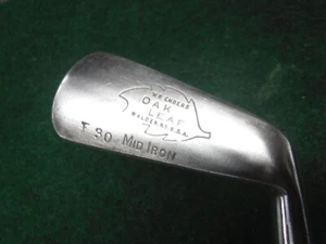 Enders Oak Leaf hickory shaft Mid iron ,head reset - Picture 1 of 7