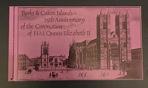 Turks & Caicos Islands 25th Anniversary Of The Coronation Of HM Queen Elizabeth - Picture 1 of 3