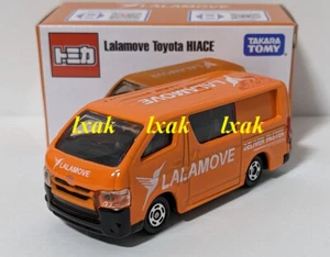 TOMICA #113-5 LALAMOVE TOYOTA HIACE DELIVERY VAN ORANGE ASIA EXCLUSIVE VERSION - Picture 1 of 2