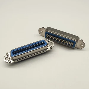 1 PC. Conector Centronics Micro Cinta Azul 36 pines. chasis hembra sin pestillo - Imagen 1 de 1