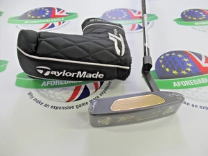 taylormade tp collection custom black/gold juno 34" putter & head cover - Picture 1 of 8
