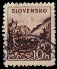 SLOVAKIA 46 (Mi72y) - View of Kirvan Peak "1940 Deep Brown" (pa63885)