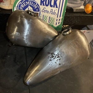 OEM Harley Shovelhead 3.5  Gallon HD Super-Glide left/right Tank Original - Picture 1 of 24