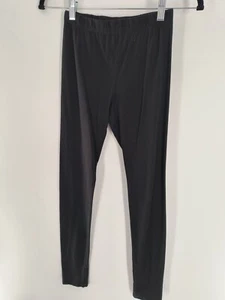 H&M Girls Stretch Pants Size 16 Black 024 - Picture 1 of 4