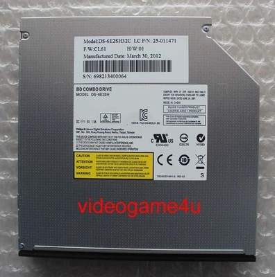 SATA LITEON CD/DVD/Blu-Ray COMBO Drive DS-6E2SH for ASUS X75 X75VB X75VC G50 G55 - Image 1 of 4