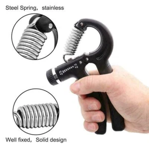 10-50KG Adjustable Hand Grip Power Wrist Strength Forearm Training Exerciser - Picture 1 of 7