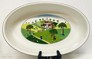 Villeroy & Boch DESIGN NAIF China 13" Long OVAL BAKER BAKING DISH Good Cond - Picture 1 of 1