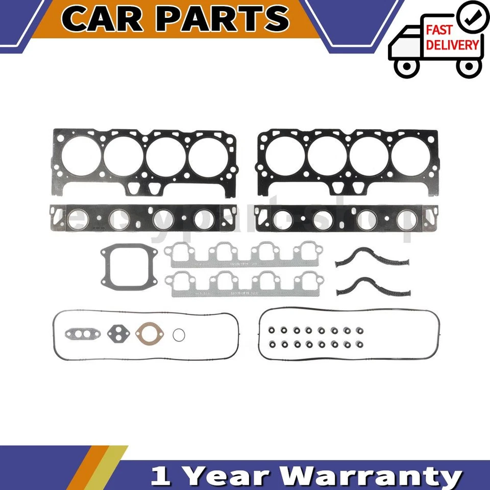 Victor Engine Cylinder Head Gasket Set Fits 1988 Ford E-250 Econoline Club Wagon - Imagem 1 de 1