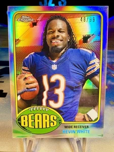2015 Kevin White Topps Chrome 1976 Football Refractor /99 Rookie Card #76-KW - Bild 1 von 2
