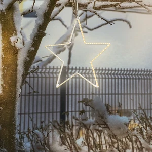 esotec Solar LED Weihnachtsstern Ø30cm Weihnachtsdeko outdoor 103413 - Bild 1 von 10