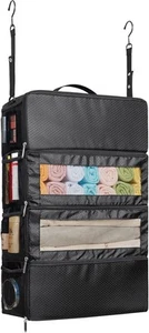 Koffer Organizer, Reisegepäck Organizer Hängeregale groß, schwarz - L - Bild 1 von 7