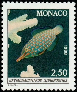 Monaco N° 1617 "Fauna, Peces, Oxymonacanthus Longirostris" XxTTB - Imagen 1 de 1