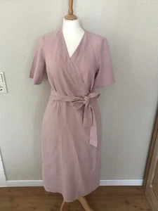 Leinenkleid Wickelkleid Oda Lux M/L altrosa - Bild 1 von 6