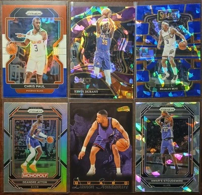 2023-24 Panini Select Kevin Durant Suns Cracked Ice 99/99 eBay 1 Of 1 SSP Lot ×6 - Image 1 of 4