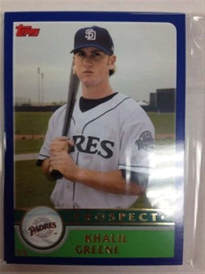 2003 Topps交易圣地亚哥教士队套装8张卡KHALIL GREENE — 第 1/1 张图片