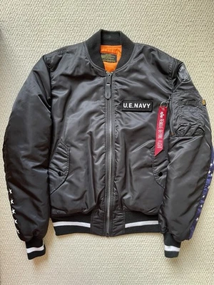 *SUPER RARE* Uniform Experiment x Alpha Industries Custom 'MA-1' Flight Jacket - Image 1 of 4
