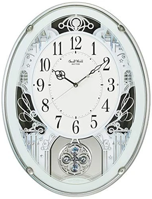 Rhythm Small World Proud 4MN523RH05 Radio-Controlled 18 Melodies Green - Image 1 of 4