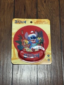 New Christmas/Holiday Disney Stitch Mouse Pad With Wrist Rest - Picture 1 of 2