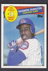 1985 Topps baseball card #280 Cubs Shawon Dunston 1982 #1 Draft Pick - Picture 1 of 2