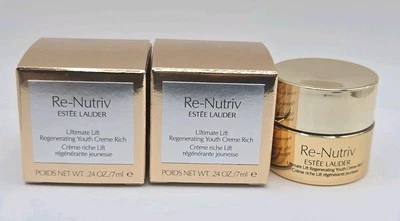 2 Re-Nutriv ULTIMATE LIFT Youth Creme Rich - 0.24oz/7ml each Travel Size - NEW - Image 1 of 3
