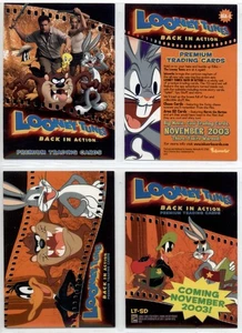 Looney Tunes Back In Action - promo card lot - 2 cards [Inkworks 2003] - Picture 1 of 1