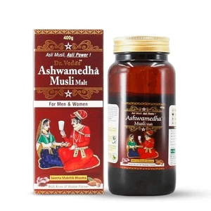Dr. Veda’s Ashwamedha Musli Malz 400g | Ayurvedische Männergesundheit - Bild 1 von 7