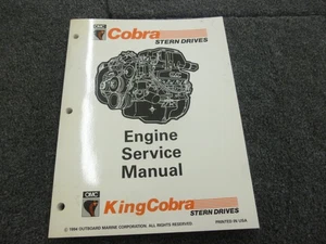 FREE SHIP 1995 OMC 503168 "HU" ENGINE SERVICE MANUAL - Foto 1 di 16