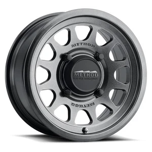 One 15x7 Method MR414 Bead Grip 4x136 38 Graphite Wheel Rim 106 - Foto 1 di 3