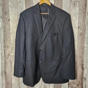 Lauren Ralph Lauren Navy Blue 100% Wool Suite Jacket Coat Men's 48 Regular Gift - Picture 1 of 11