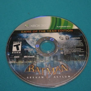 Batman Arkham Asylum, Xbox 360; Platinum Hits; Nur Disc (Versand in CD-Hülle) - Bild 1 von 3