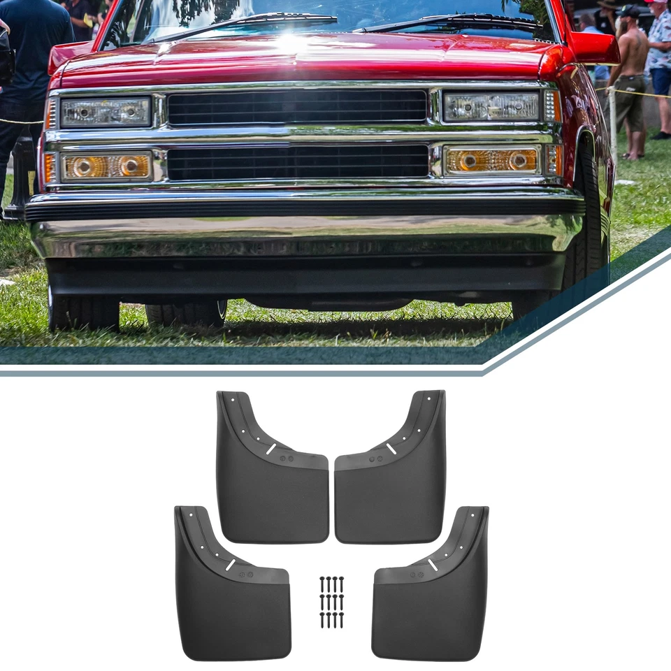 Mud Flap Splash Guard Mud Guard for Chevrolet for GMC C1500 K1500 C2500 K2500 - Image 1 of 4