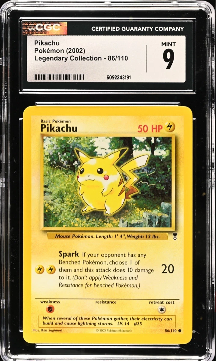 Pikachu Pokémon TCG Legendary Collection Individual Collectible