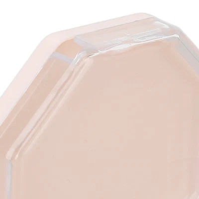 5 pezzi scatola portaoggetti powder puff rosa portatile ottagonale trucco puff contenitore custodia - Immagine 1 di 4