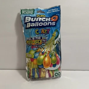 Zuru Crazy Bunch O Balloons 100 Rapid-Filling Self-Sealing Water Balloons - Picture 1 of 5