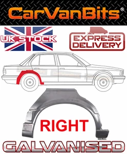 PARA BMW 3 E30 4 PUERTAS 87-94 CUERPO DE REPARACIÓN ARCO DE RUEDA TRASERA PANEL ALA DERECHA - Imagen 1 de 6